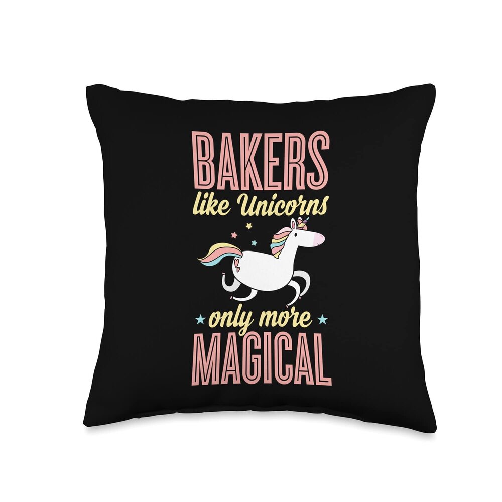 7570 Bakers Like Unicorns Only More Magical Funny Trendy Baking Throw